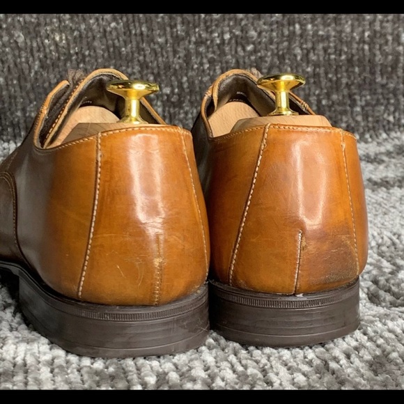 Cole Haan Men’s Air Henry Grand CapToe Oxford Shoes British Tan Size 11.5 CO8183